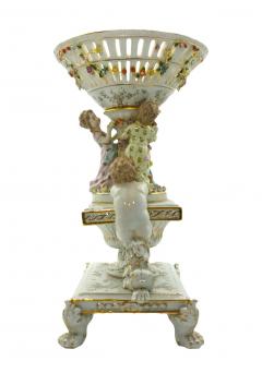 Large Pair German Porcelain Decorative Pieces - 2715069