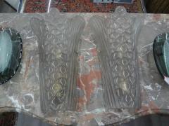 Large Pair Of Art Deco Style Murano Glass Sconces - 3649430