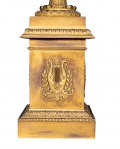 Large Pair Of French Empire Ormolu Campagna Form Urns - 4524524