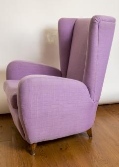 Large Pair Of Italian Mid Century Lounge Chairs By Paola Buffa - 3039976