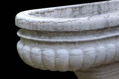 Large Pair of Antique Carved Istria Stone Vases - 2471763