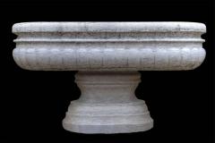Large Pair of Antique Carved Istria Stone Vases - 3126002