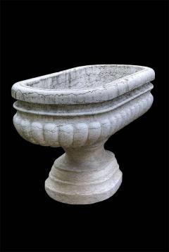 Large Pair of Antique Carved Istria Stone Vases - 3126003