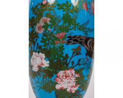 Large Pair of Meiji Period Japanese Cloisonne Enamel Vases Attributed to Goto - 3036438