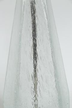 Large Pair of Murano Pulegoso Pentagonal Table Lamps Contemporary - 2280682