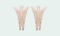 Large Pair of Murano Wall Sconces With Gold Flakes Details - 4513761