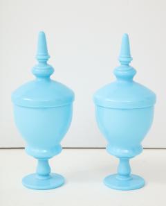 Large Pair of Pastel Blue Vases  - 1137364