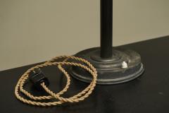 Large Patinated Bauhaus Style Table Lamp 1940s - 4468154