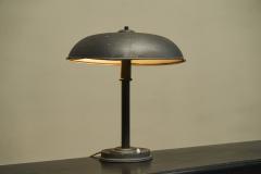 Large Patinated Bauhaus Style Table Lamp 1940s - 4468156
