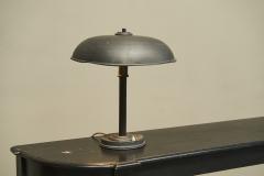 Large Patinated Bauhaus Style Table Lamp 1940s - 4468166
