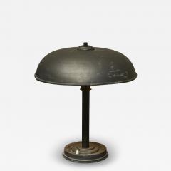 Large Patinated Bauhaus Style Table Lamp 1940s - 4469403