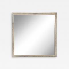 Large Patinated Steel Framed Mirror France 20th C - 1167759