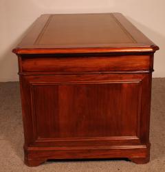 Large Pedestal Desk In Mahogany From The 19th Century - 3393120