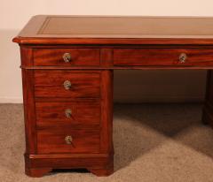Large Pedestal Desk In Mahogany From The 19th Century - 3393124