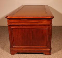 Large Pedestal Desk In Mahogany From The 19th Century - 3393126