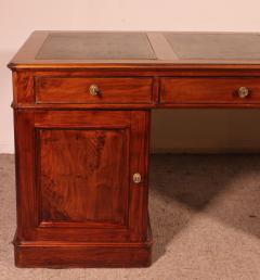 Large Pedestal Desk In Mahogany From The 19th Century - 3544808