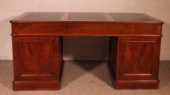 Large Pedestal Desk In Mahogany From The 19th Century - 3544813