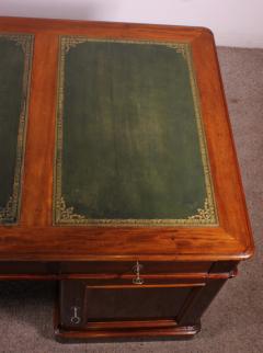 Large Pedestal Desk In Mahogany From The 19th Century - 3544817