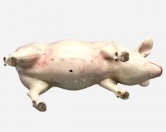 Large Pig In Ceramic Normandy France Circa 1930 - 4433357