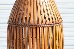 Large Pineapple Shaped Basket on Stand - 4157796