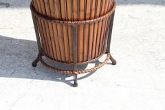 Large Pineapple Shaped Basket on Stand - 4157813