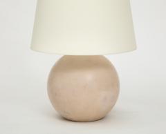 Large Plaster Lamp with Custom Parchment Paper Shade France 1940 s - 2130441