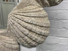 Large Plaster Shell Form Mirror - 1467954