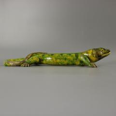 Large Portuguese Palissy Majolica Lizard Wall Figure - 3011580