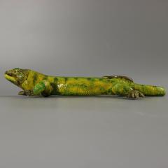 Large Portuguese Palissy Majolica Lizard Wall Figure - 3011581