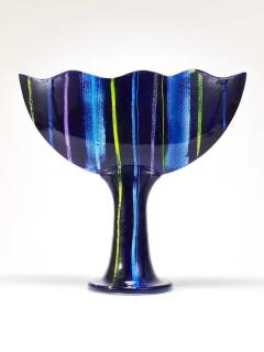 Large Postmodern Pottery Vase by Jesper Packness Memphis Style Denmark - 4064572