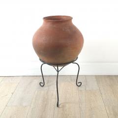 Large Pottery Jar on Later Custom Stand Mexico circa 1930 - 4208852