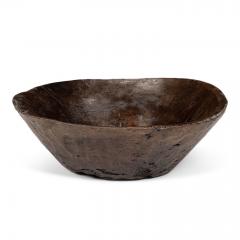 Large Primitive Bowl Hand Carved from Hardwood - 3312604