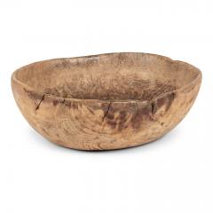 Large Primitive Oval Shaped Dug Out Bowl from Sweden - 3312370