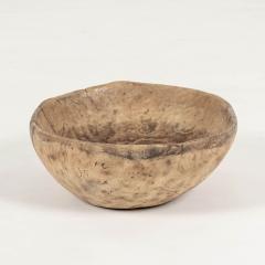 Large Primitive Oval Shaped Dug Out Bowl from Sweden - 3312373