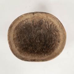 Large Primitive Oval Shaped Dug Out Bowl from Sweden - 3312374