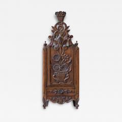 Large Proven al Walnut Fariniero with Carved Openwork Early 19th Century - 4475509