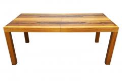 Large Rectangular Mid Century Danish Modern Parsons Dining Table in Exotic Woods - 3708512