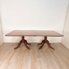 Large Regency Dining Table with One Leaf - 2739566