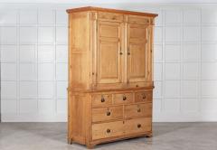 Large Regency English Estate Made Pine Housekeepers Cupboard - 2888475
