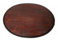 Large Regency Mahogany And Brass Banded Oyster Tray - 4789095