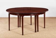 Large Rosewood Banded Mahogany Dining Table - 4218745