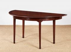 Large Rosewood Banded Mahogany Dining Table - 4218751