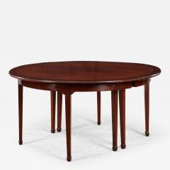 Large Rosewood Banded Mahogany Dining Table - 4219179