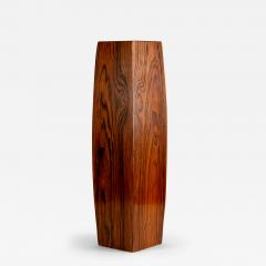 Large Rosewood Vase Denmark 1960s - 3720796