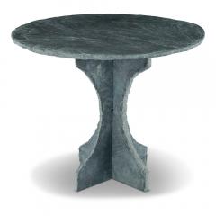 Large Round Vintage Slate Table - 2741263