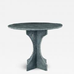 Large Round Vintage Slate Table - 2747821