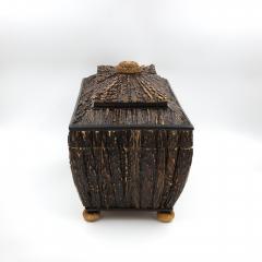 Large Scale Anglo Indian Stag Horn Box Circa 1860 - 4026064