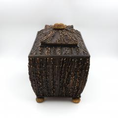 Large Scale Anglo Indian Stag Horn Box Circa 1860 - 4026069