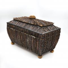 Large Scale Anglo Indian Stag Horn Box Circa 1860 - 4026070