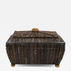 Large Scale Anglo Indian Stag Horn Box Circa 1860 - 4029095